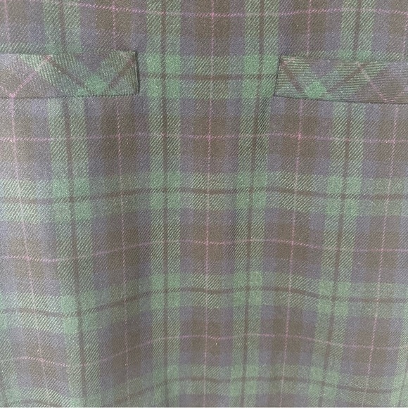 Prophecy Jumper Dress Size 6 Tartan Plaid Wool Pockets Irish Scottish Heritage - Picture 3 of 7